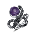 Crystal Snake Rings
