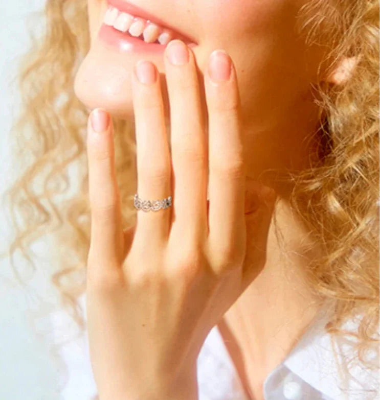 Pentacle Band Rings