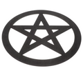 Wood Pentacle Altar Tiles
