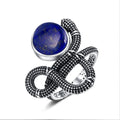 Crystal Snake Rings