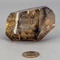Skeletal Elestial Smoky Quartz Enhydro