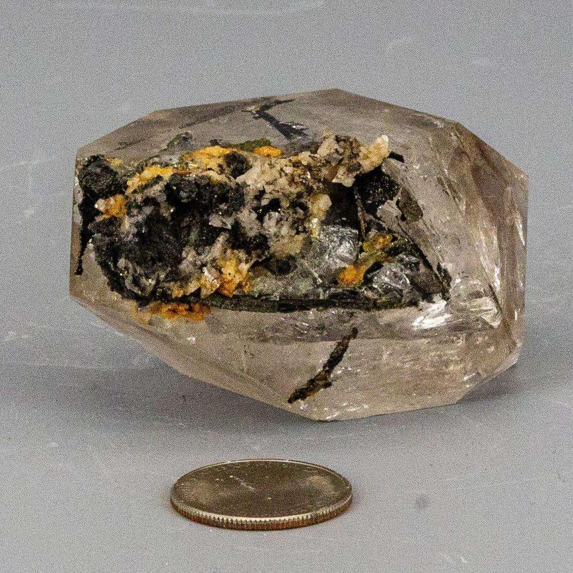 Smoky Herkimer Quartz Point | Rare Double-Terminated Crystal