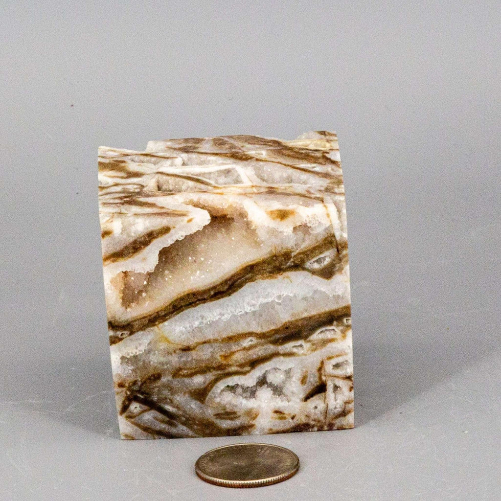 Sphalerite Crystal Cube with Druzys