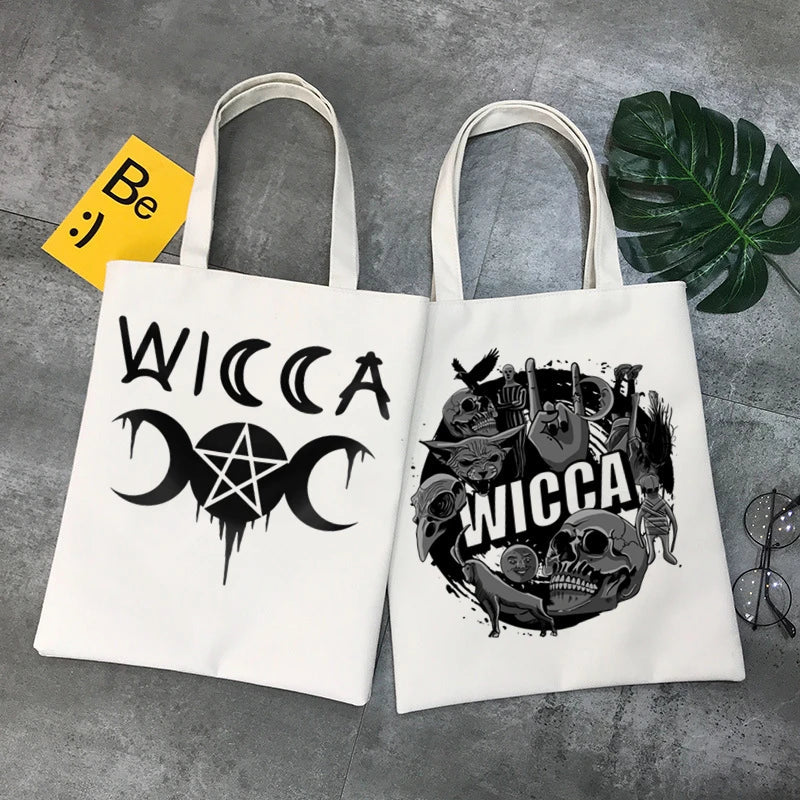 White Witch Tote Bags