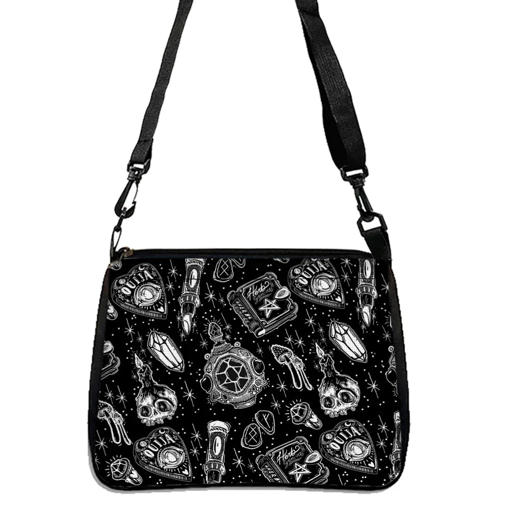 Witchy Print Shoulder Bags - Multiple Designs