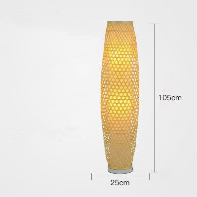 Southeast Asia Bamboo Floor Lamp