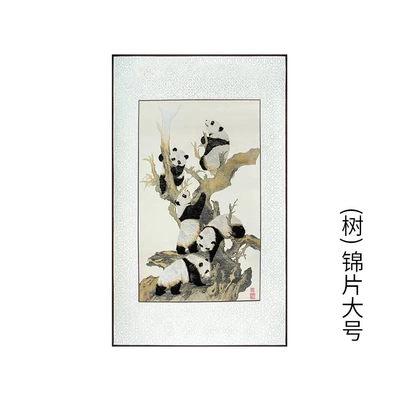 Shu Jiang Jin Yuan Silk Scroll Chinese Style Frame Painting Home Decoration Painting Gift