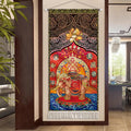 Thai Zen Elephant Soft Fabric Hanging Painting Corridor Decorative Painting Wall Hanging Cloth Living Room Mural Anime Poster