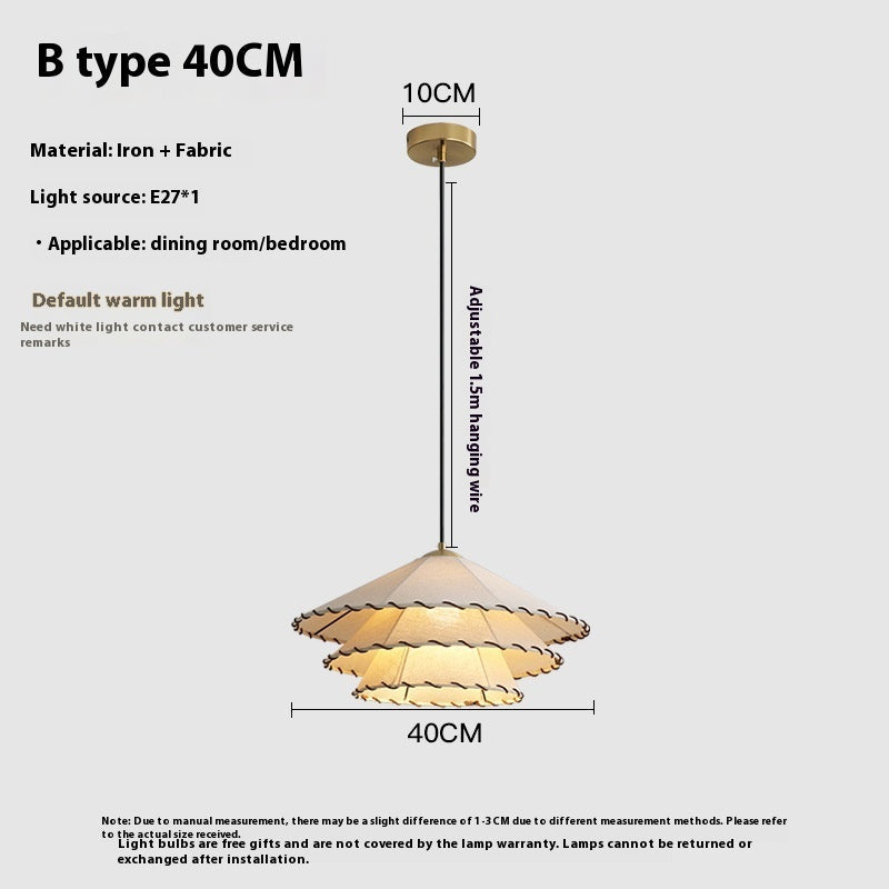 Japanese Chandelier with Warm Light