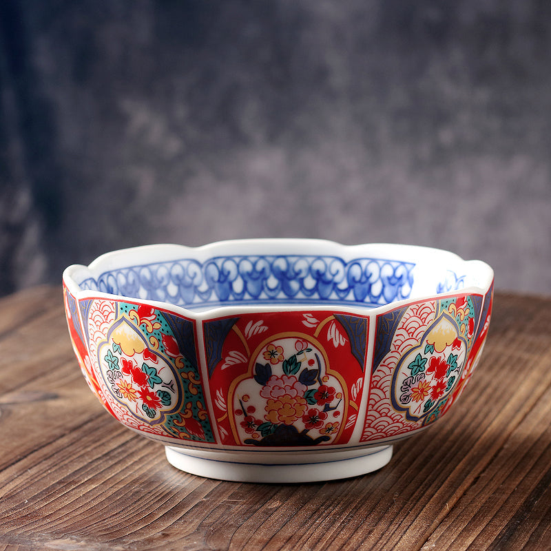 Japanese Traditional Design Ceramic Soup Plates and Bowls