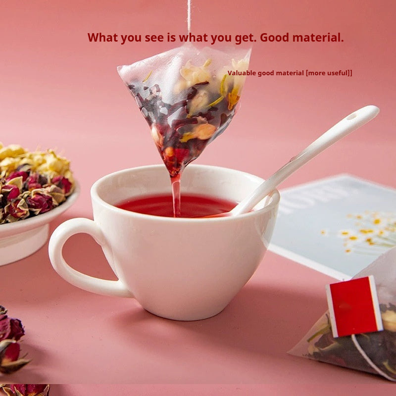 Sanhua Rose Jasmine Tea Bags – Low-Caffeine Floral Blend