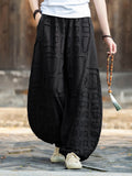 Raw-Edged Linen Meditation Bloomers – Natural Pants for Practice & Everyday Wear