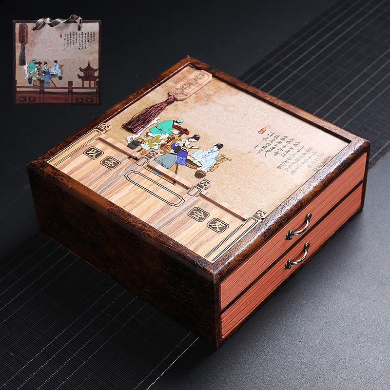 Household White Tea Cake Storage Boxes