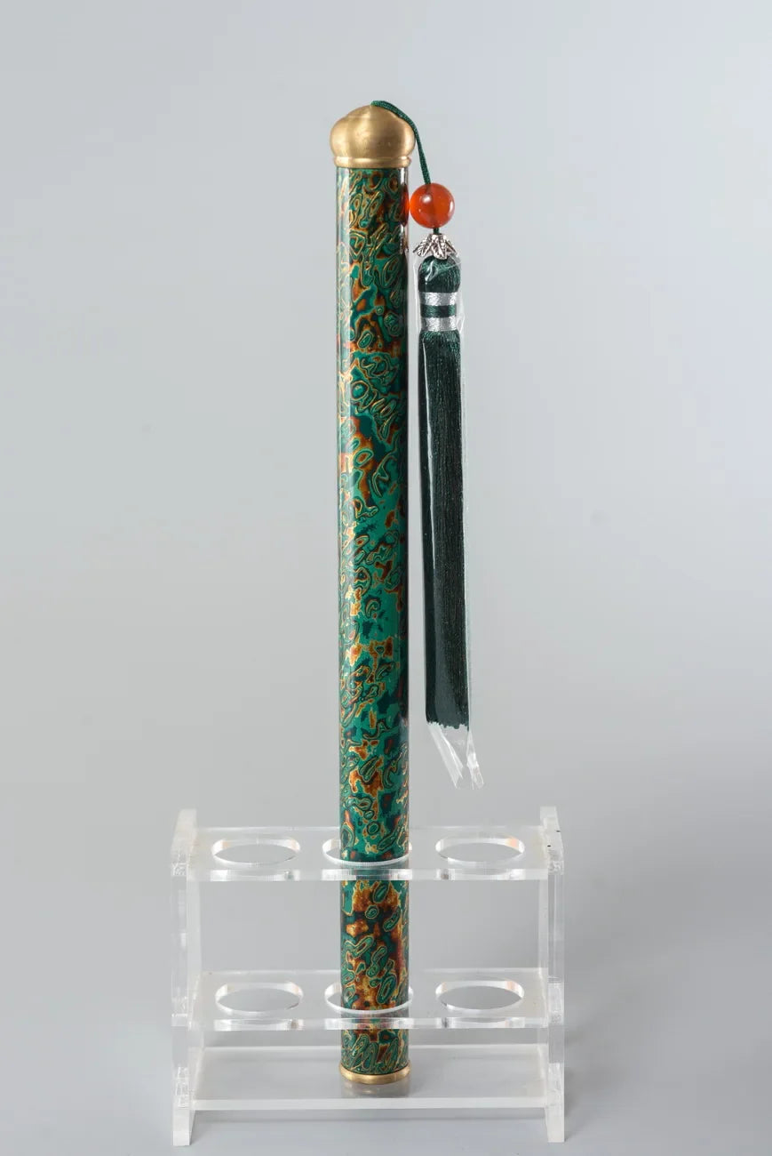 Incense Tube Lacquerware Tea Ceremony Scholar Zen Tool Fujian Province Handmade Speciality Incense Burner Cultural Artcraft