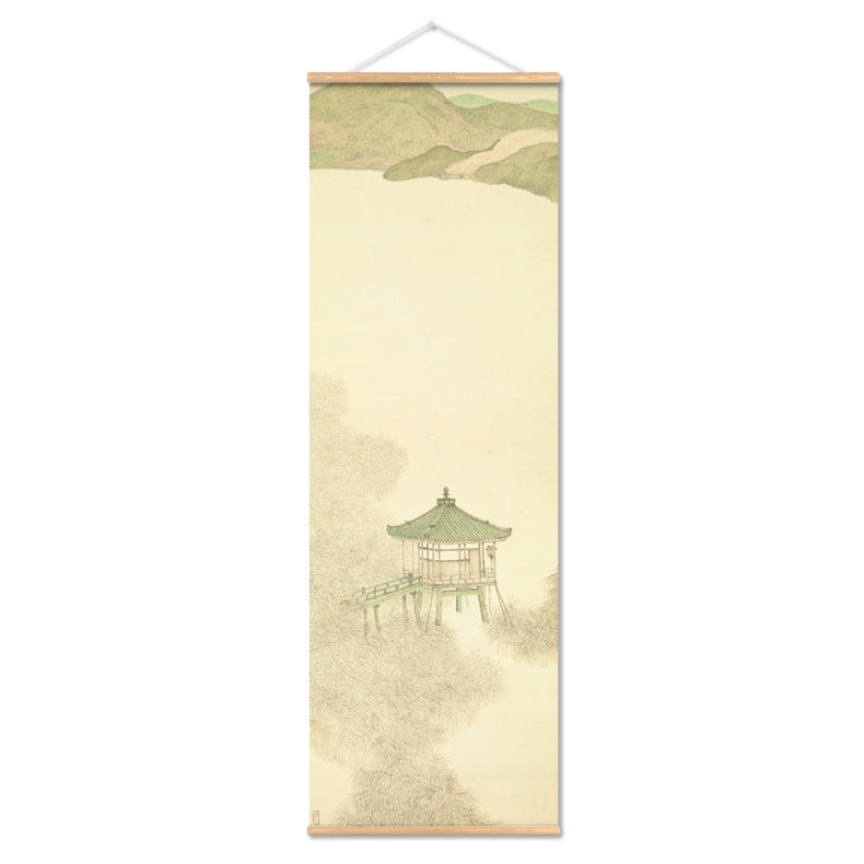 Japanese Shop Mural Scroll – Restaurant-Style Wall Hanging (Multiple Sizes)