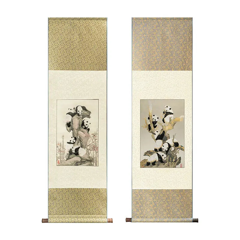 Shu Jiang Jin Yuan Silk Scroll Chinese Style Frame Painting Home Decoration Painting Gift
