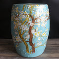 Gilded Blossom: A Hand-Painted Ceramic Masterpiece