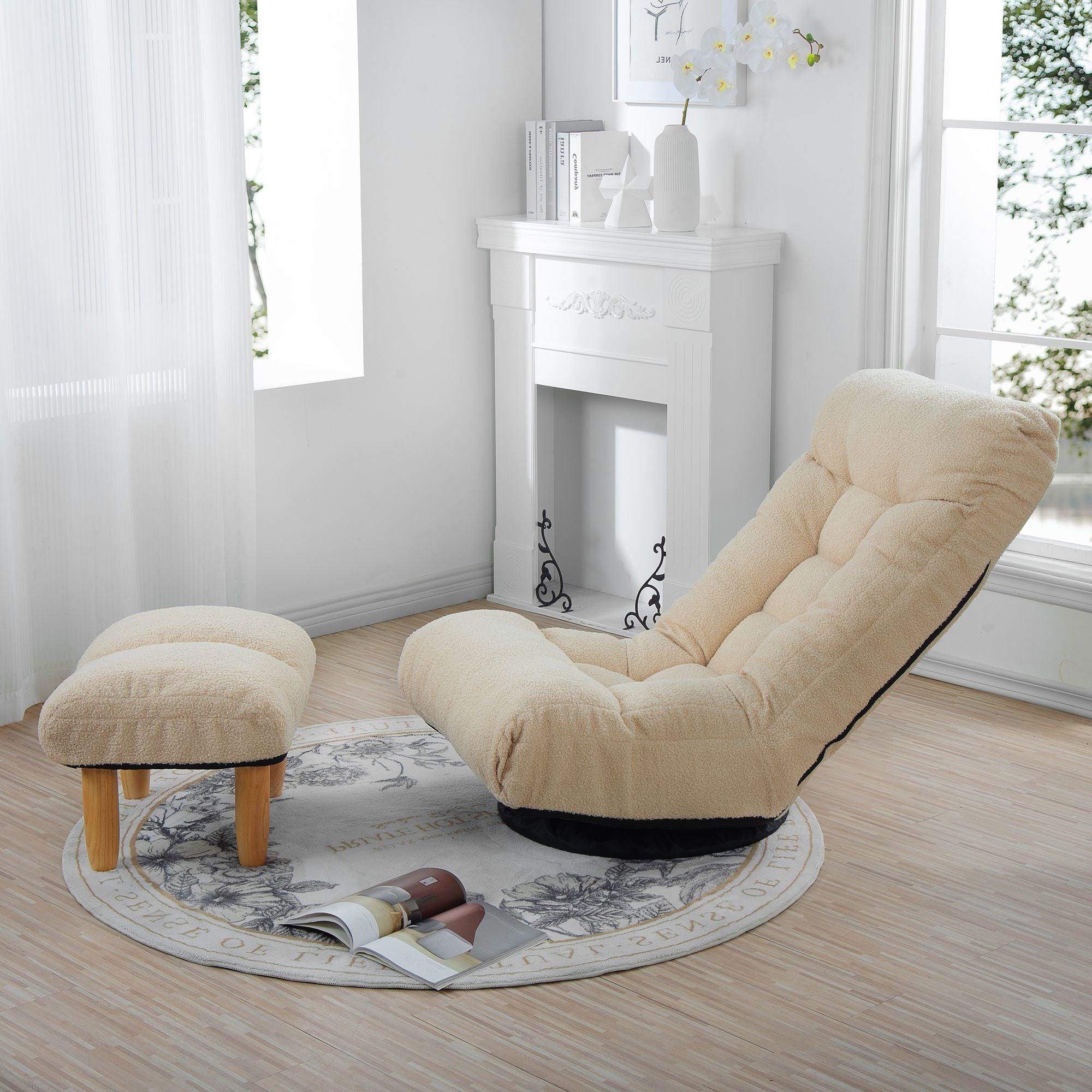 Adjustable Lazy Reclining Tatami Chair for Comfort and Style
