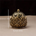 Handcrafted Lotus Shaped Incense Burner - Ideal for Relaxing Tea Ceremonies