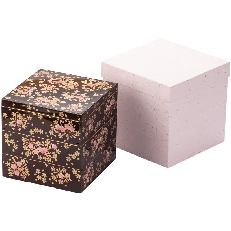Japanese-Style Resin Multi-Layer Jewelry Box, Wedding Gift