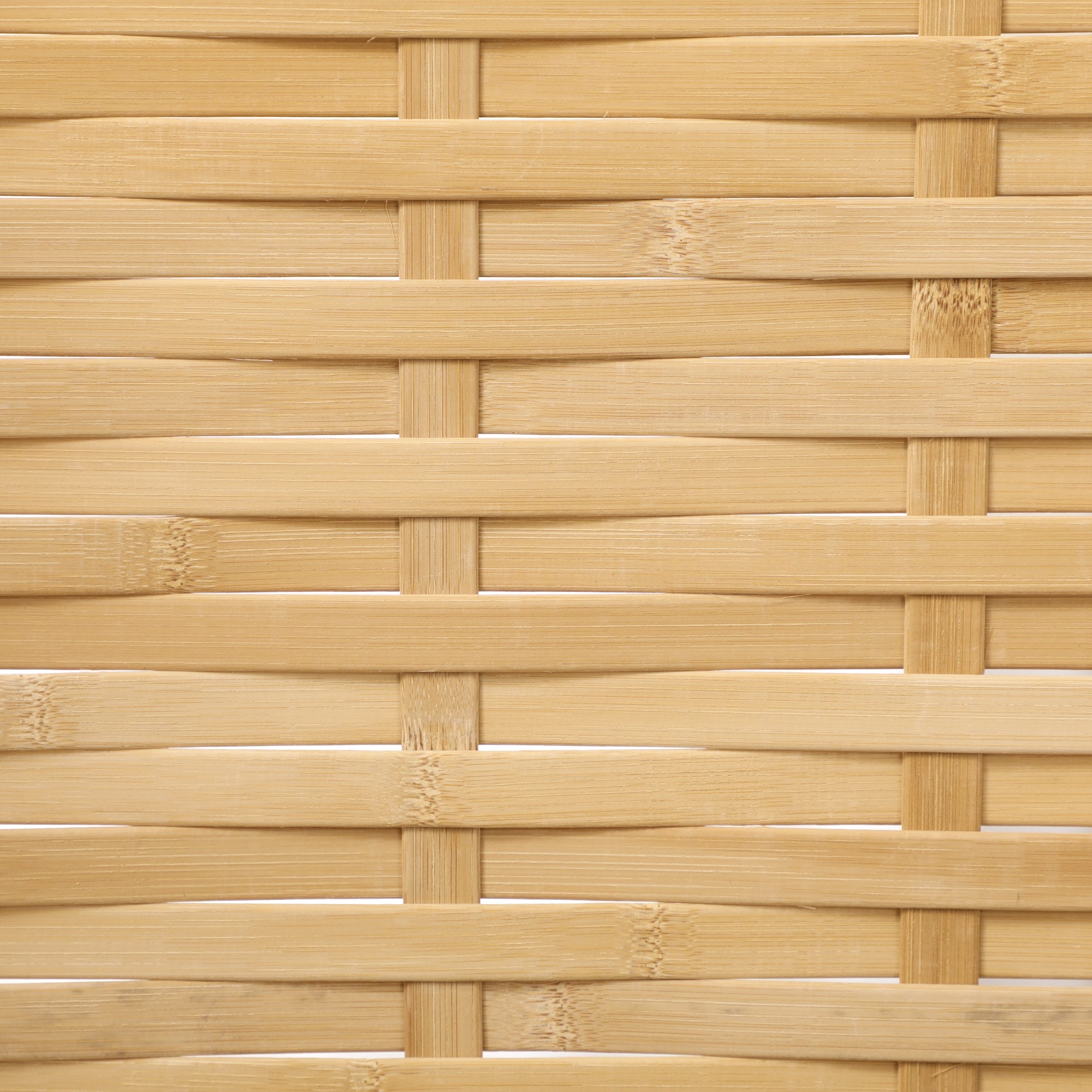 Hand Woven Room Divider, 3 Panel Bamboo Folding Privacy Screen for Home Office, 47.25"x67"x0.75", Natural