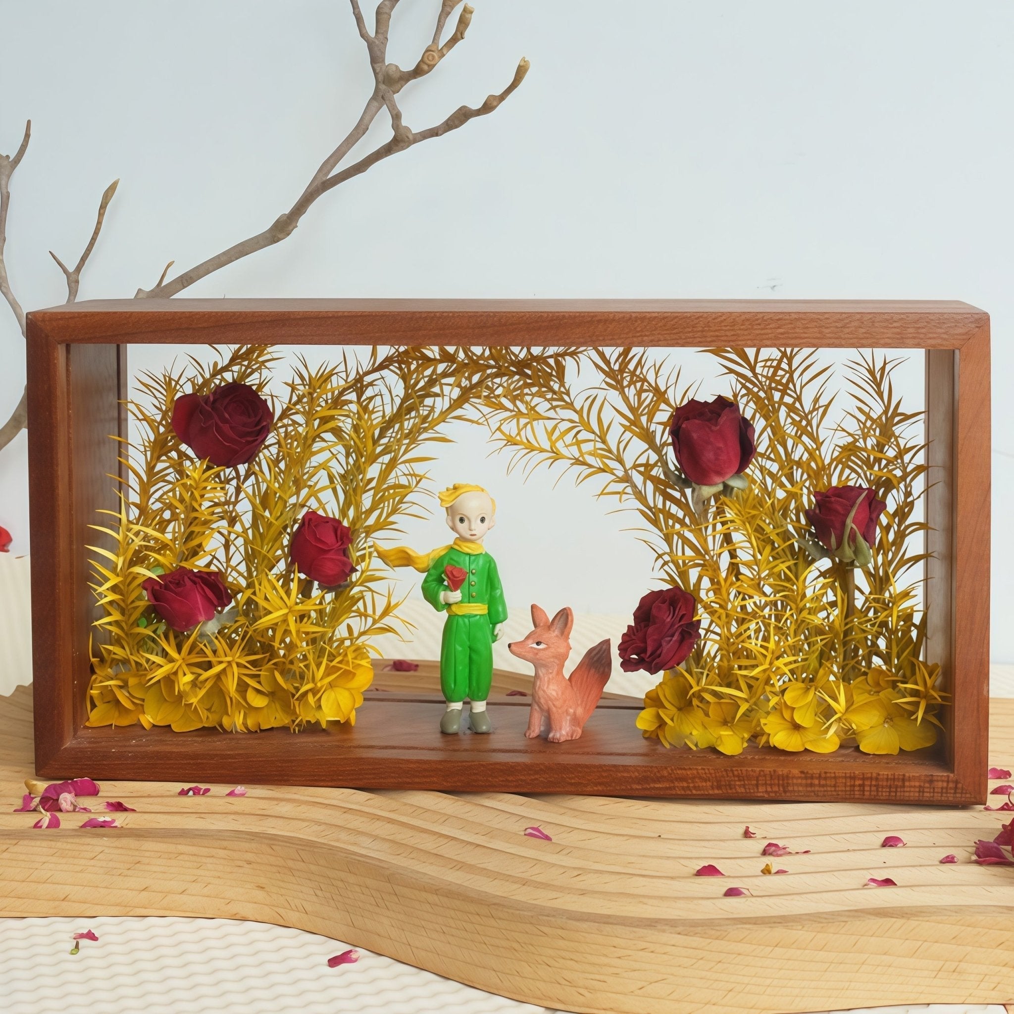 "My Unique Rose" Preserved Flower Shadow Box