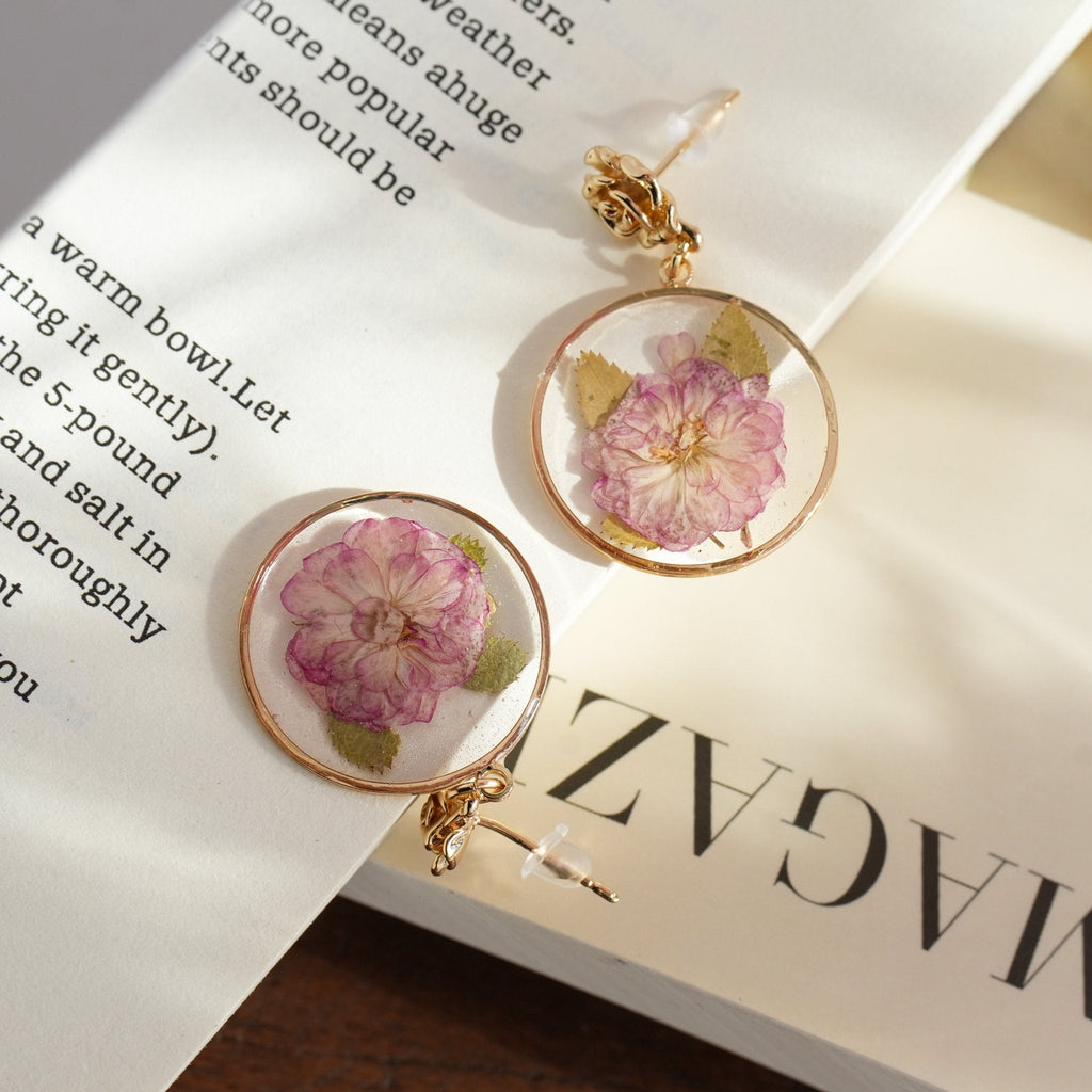 "Sakura Dream" Real Cherry Blossom Earrings