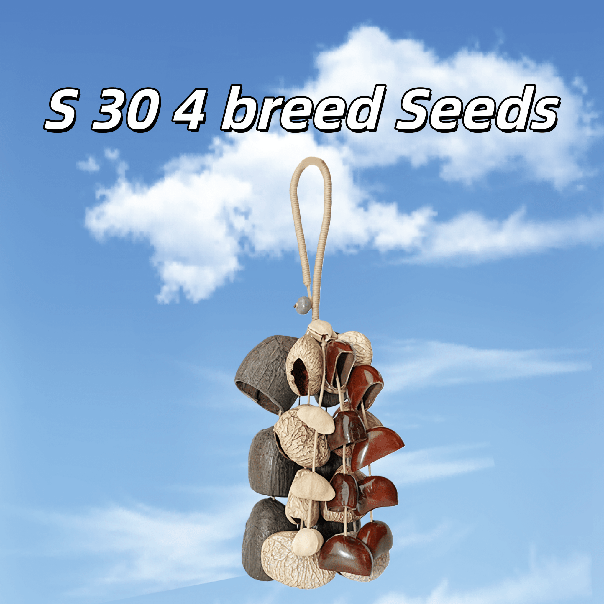 Handmade Mixed Seed Shaker | Hand Bell