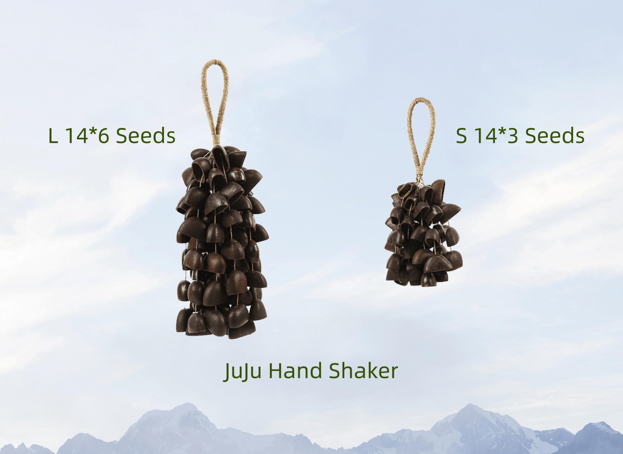 Juju Duckfoot Vine Seed Shaker | Hand Bell