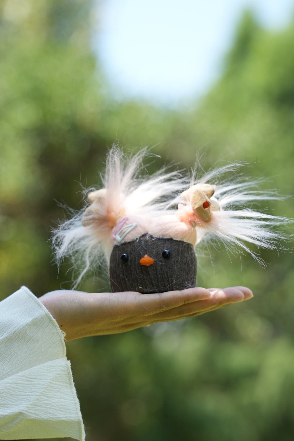 "The Bad Hair Day Monster" Seed Doll