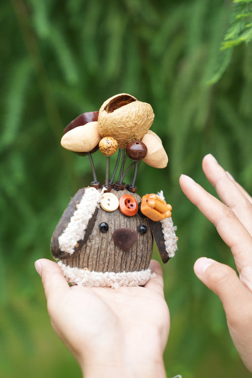 "The Cozy Puppy Guardian" Seed Doll