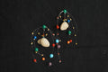 "Floating Carnival" Colorful Bead Seed Earrings