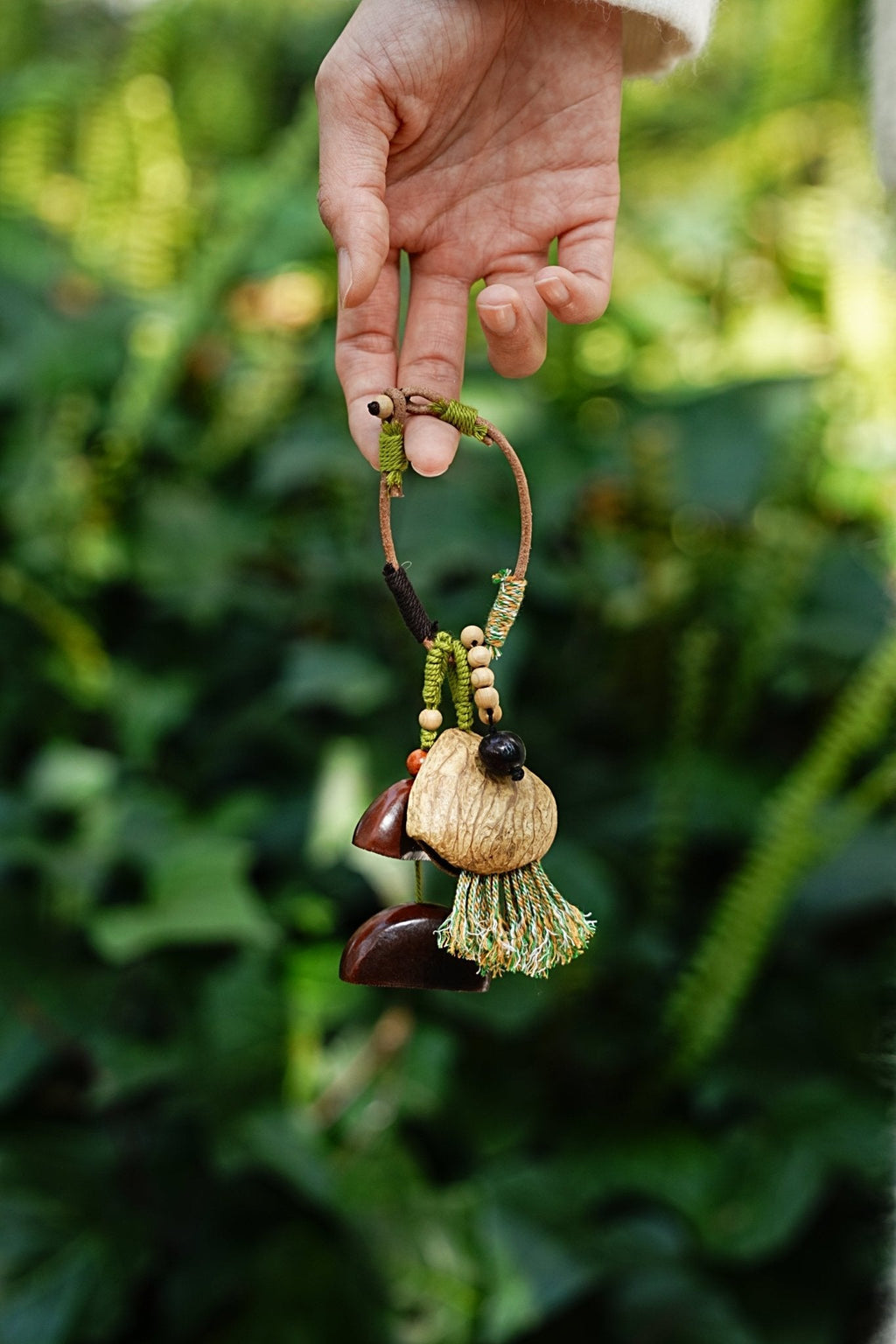 "The Forest Bell" Seed Tassel Charm