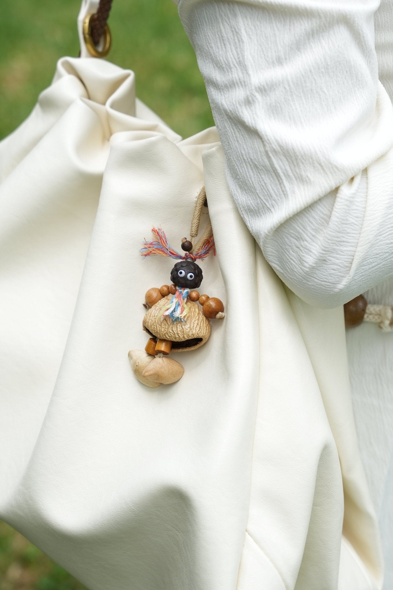 "Forest Nut Doll" Seed Charm