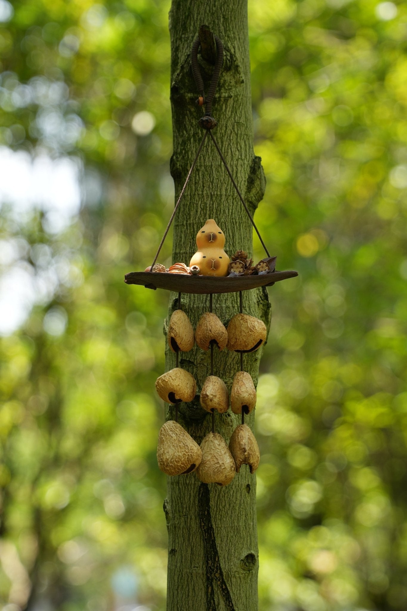 "Forest Voyager" Boat Gourd Wind Chime