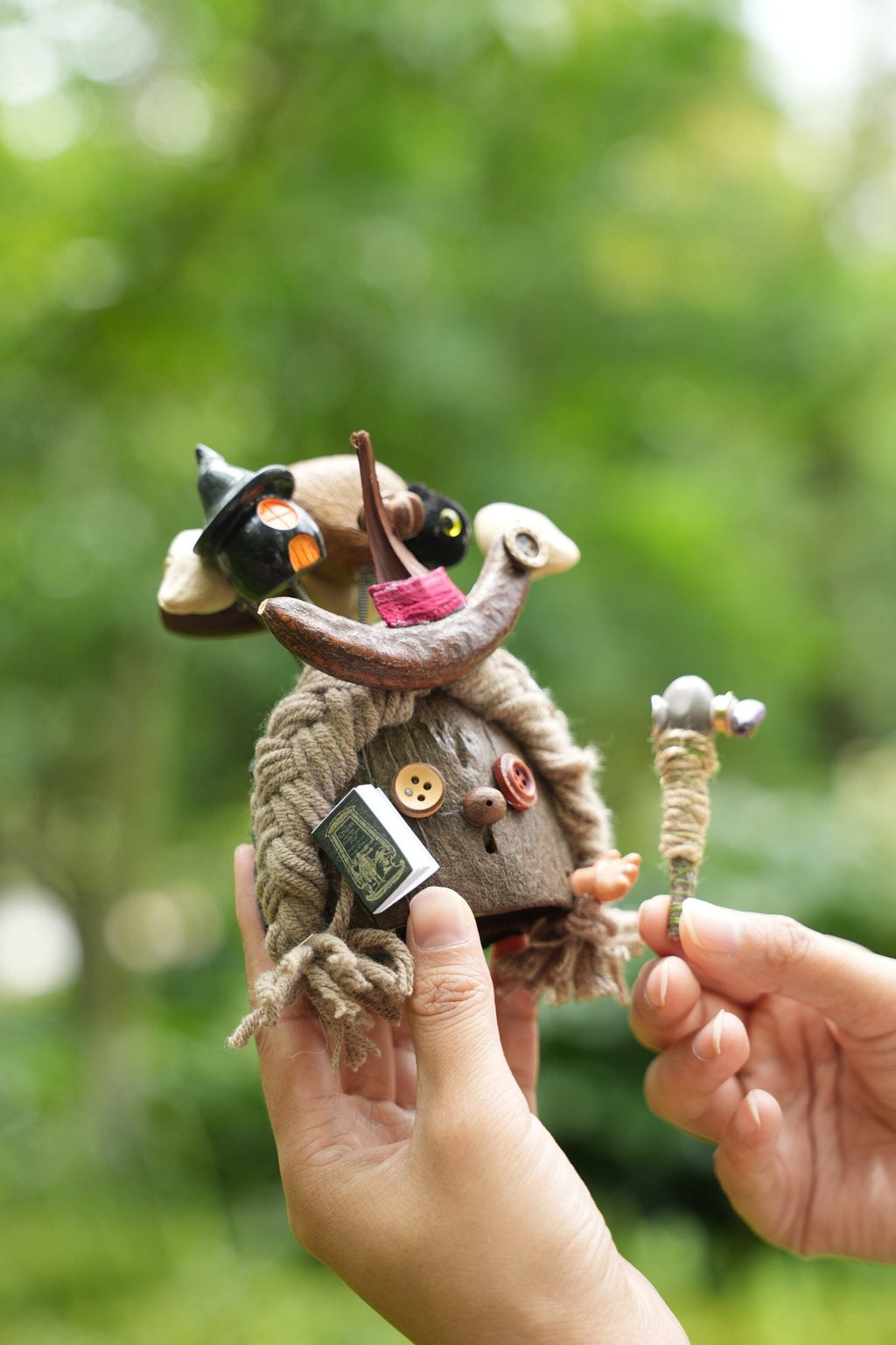 "The Forest Wizard" Seed Doll