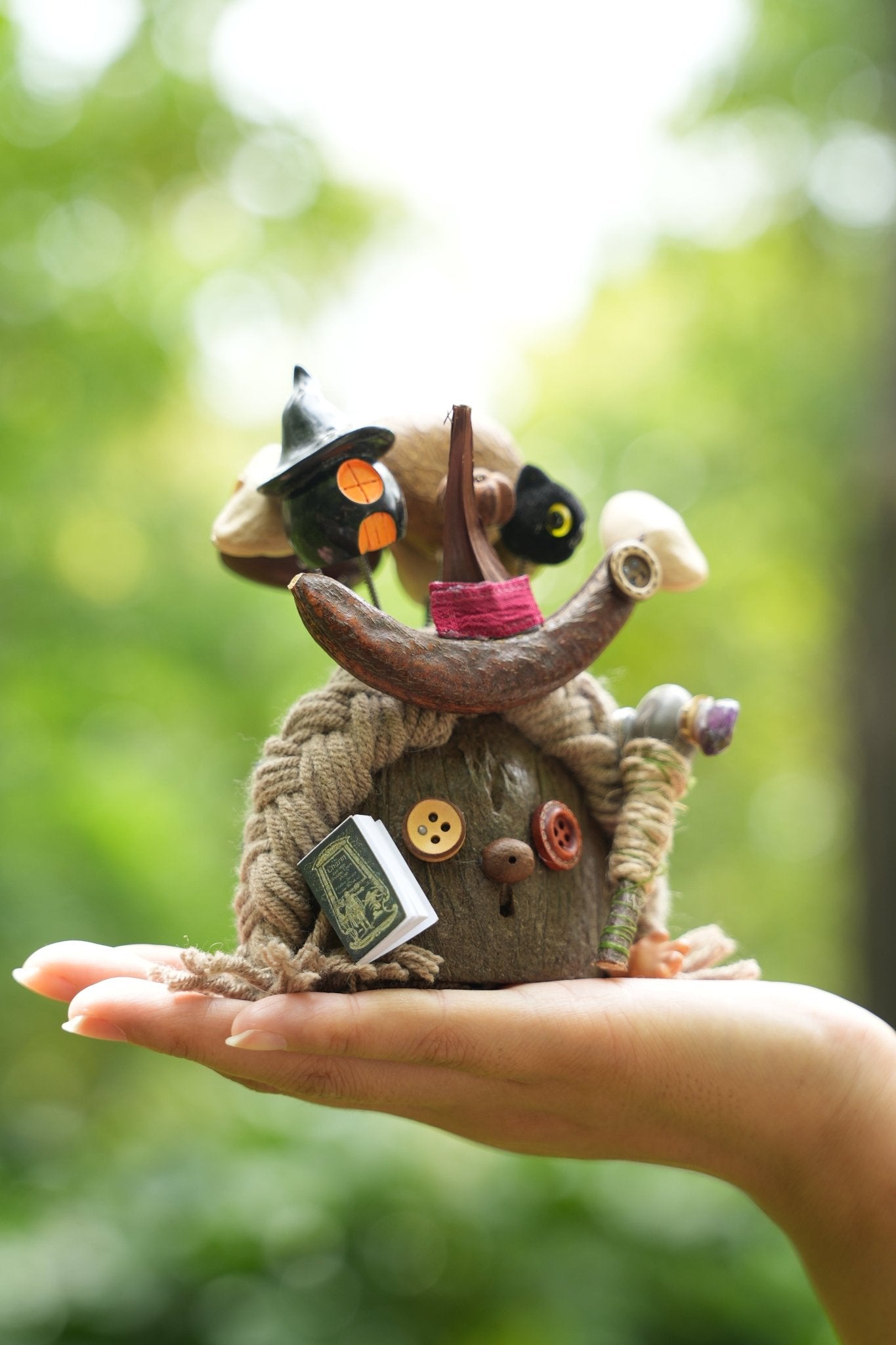 "The Forest Wizard" Seed Doll