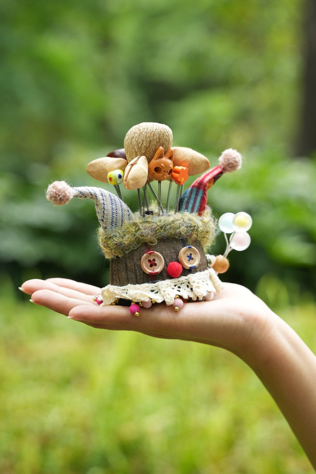 "The Happy Jester" Seed Clown Doll