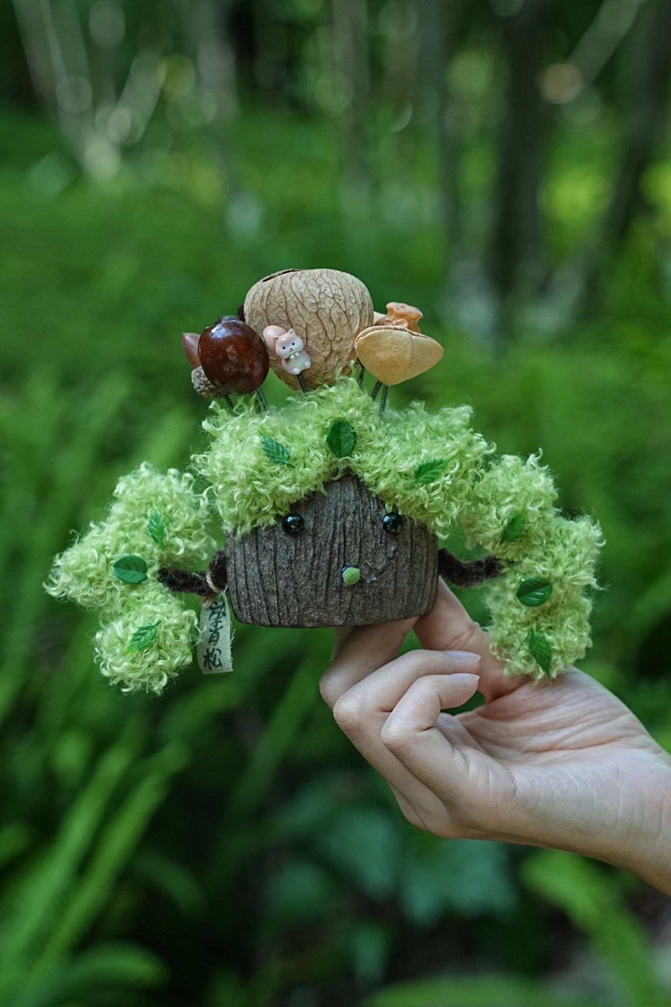 "The Mossy Guardian" Seed Doll