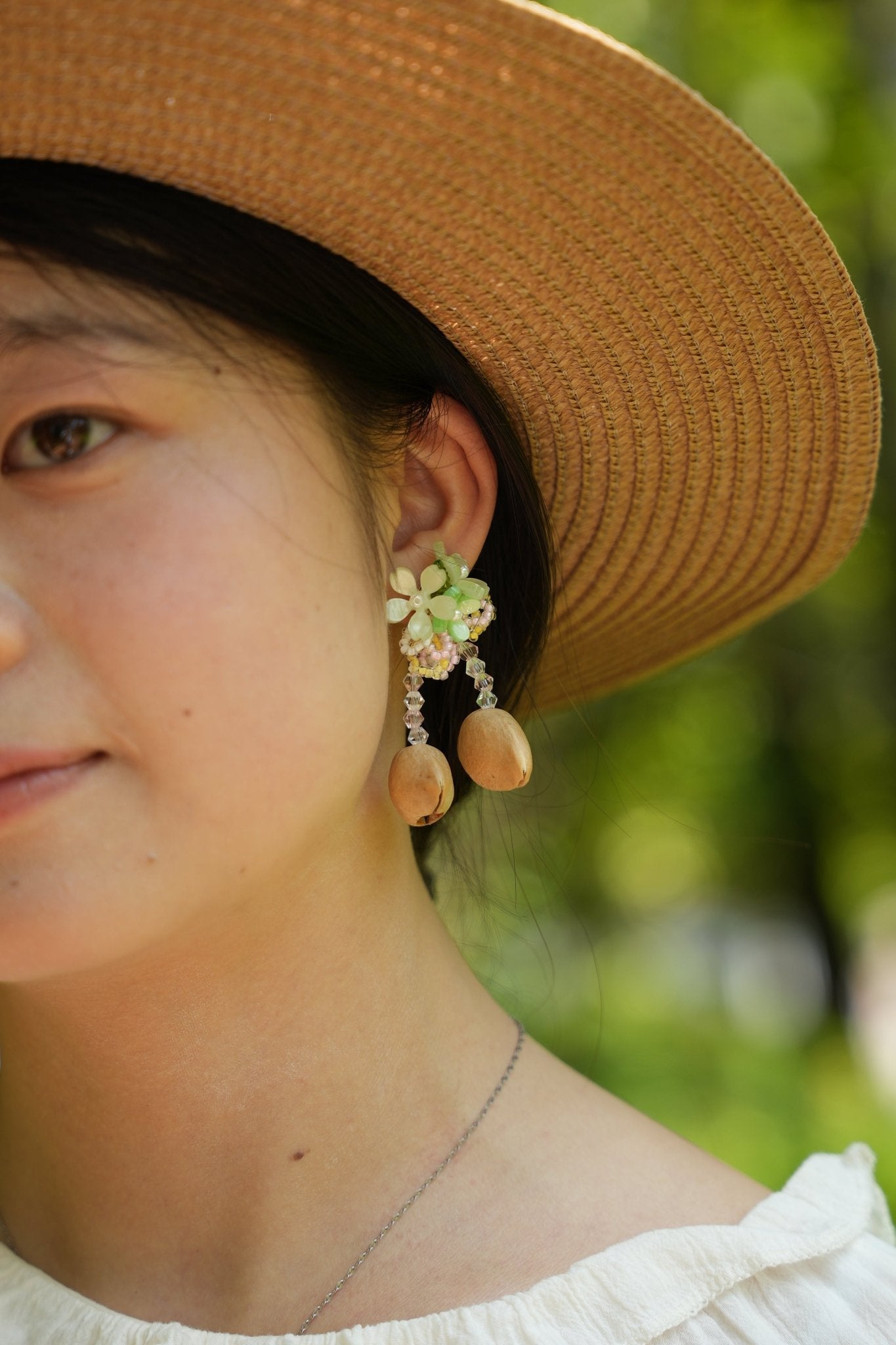 "Spring Blossom" Flower Seed Earrings