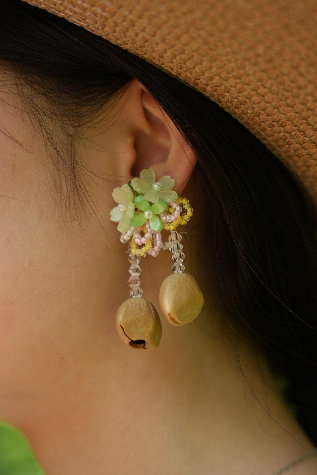 "Spring Blossom" Flower Seed Earrings