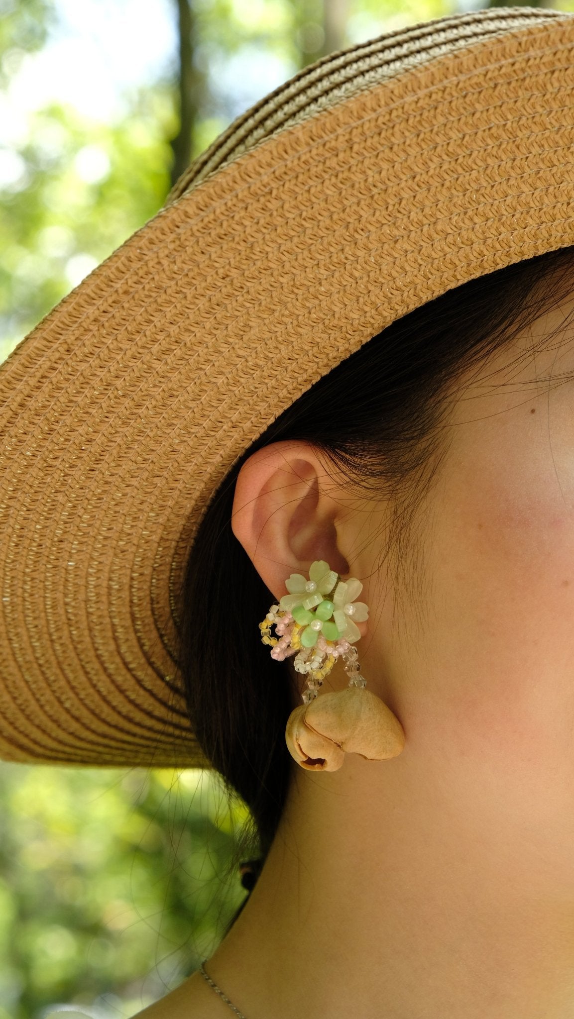 "Spring Blossom" Flower Seed Earrings