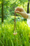 "Twin Seeds" Suede Cord Chacha Strap