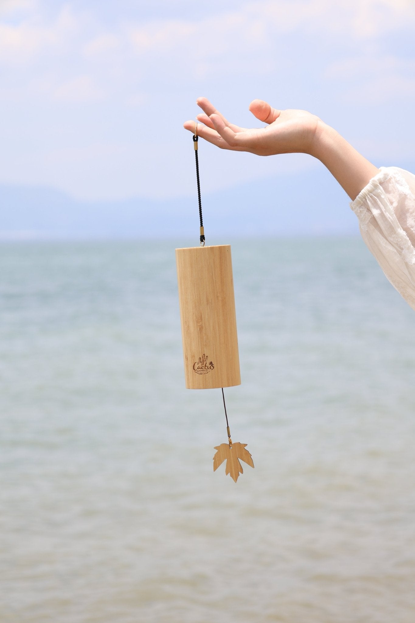 "Zen Bamboo" Bamboo Maple Leaf Chime