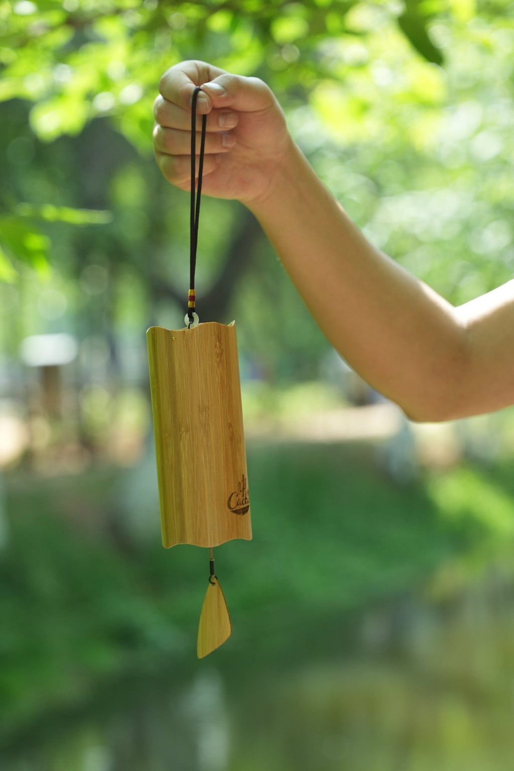 "Zen Bamboo" Bamboo Maple Leaf Chime
