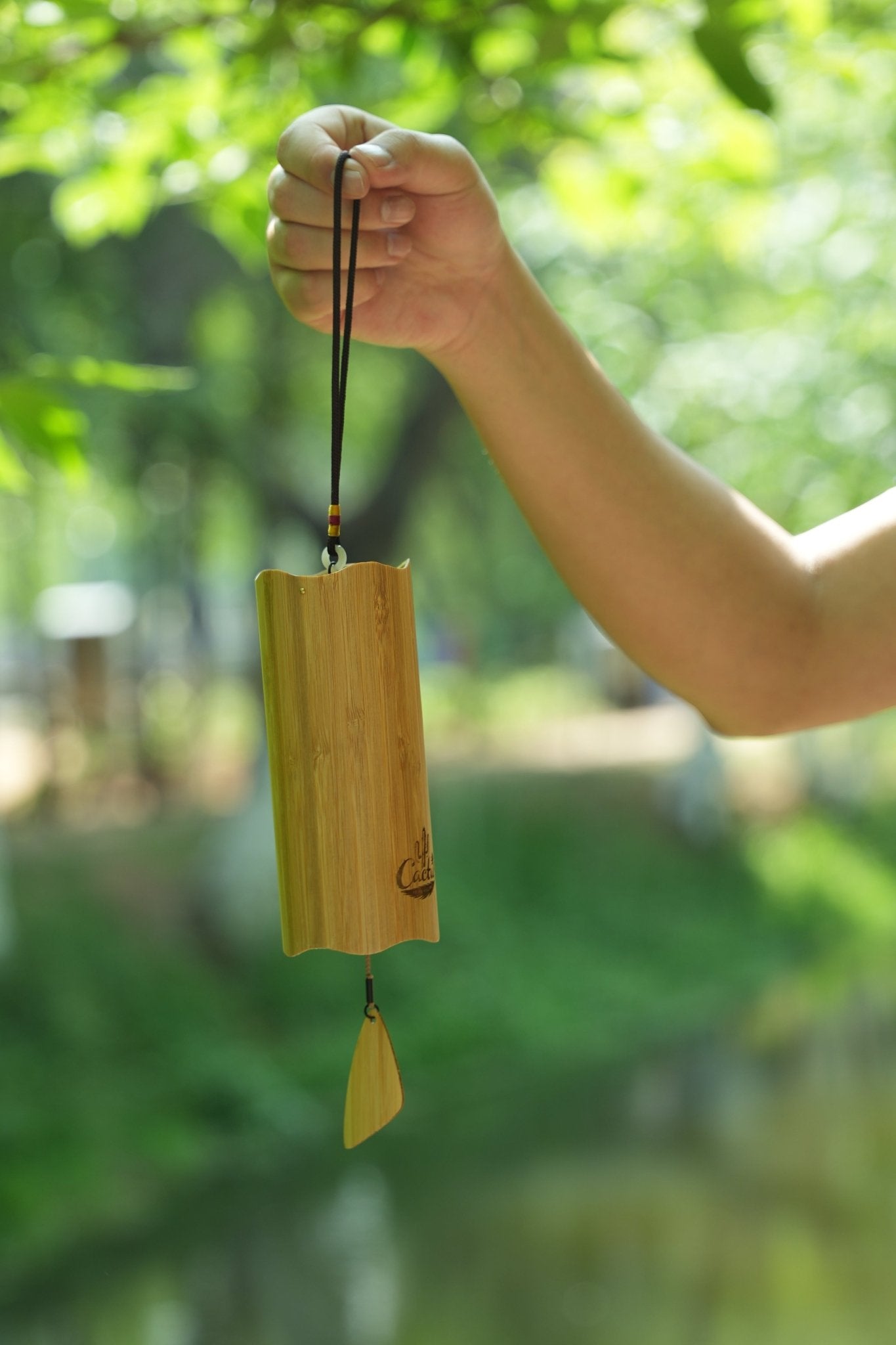 "Zen Bamboo" Bamboo Maple Leaf Chime